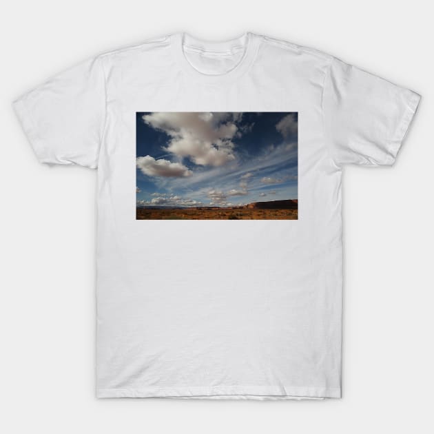 Monument Valley and Clouds2 T-Shirt by StonePics